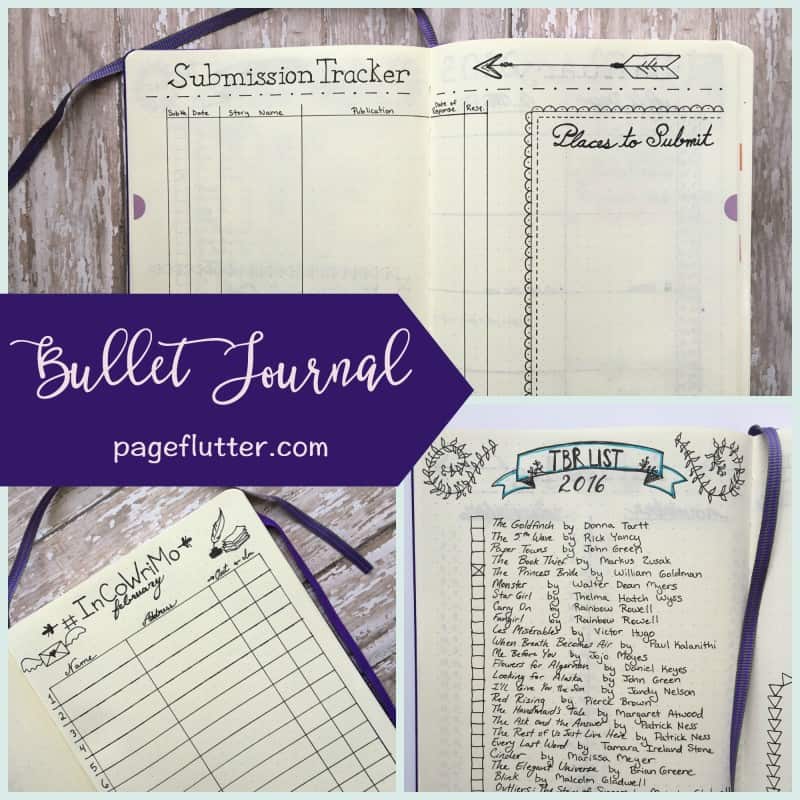 Inspiration through creative risks bullet journal