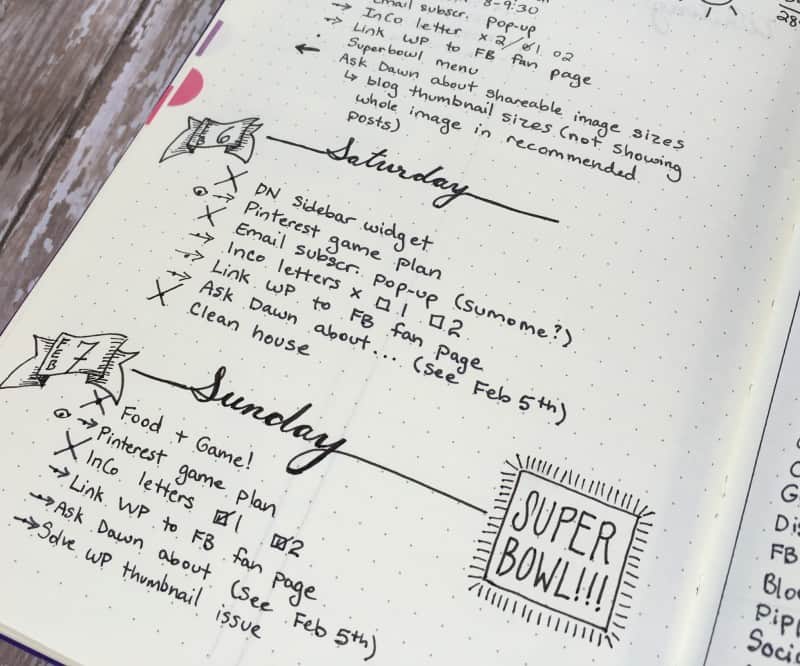 Organizing my Bullet Journal supplies, Blog