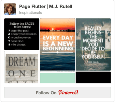 Follow M.J. Rutell on Pinterest | pageflutter.com