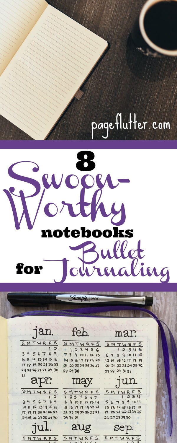 8 Swoon-Worthy Notebooks for Bullet Journaling | pageflutter.com | Your ultimate roundup of notebooks for bullet journaling, planning, and habit tracking