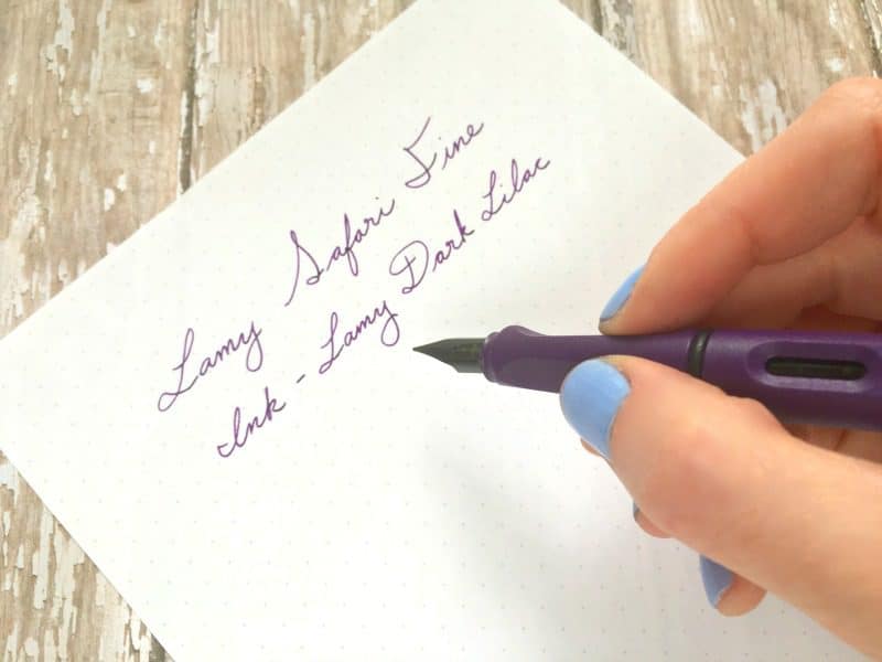 Lamy Safari Dark Lilac Unboxing and First Impressions | pageflutter.com | I love a good fountain pen and when I saw the Dark Lilac Lamy Safari on the Goulet Pens blog, I couldn't resist!