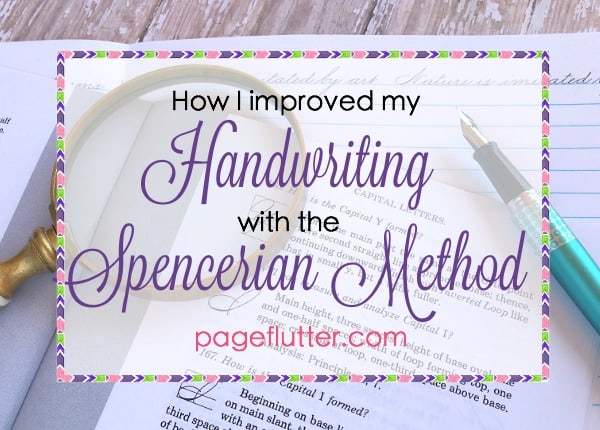 how i improve my handwriting spencerian penmanship page flutter