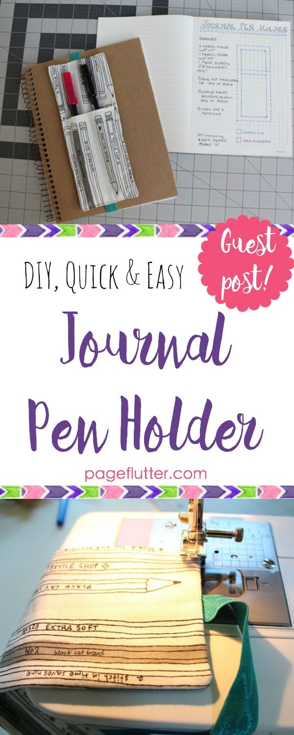 Make Your Own Journal Pen Holder