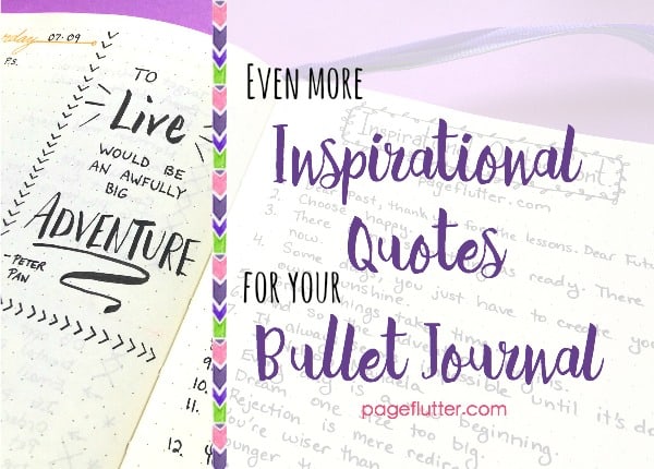 More Inspirational Quotes for your Bullet Journal  Page 