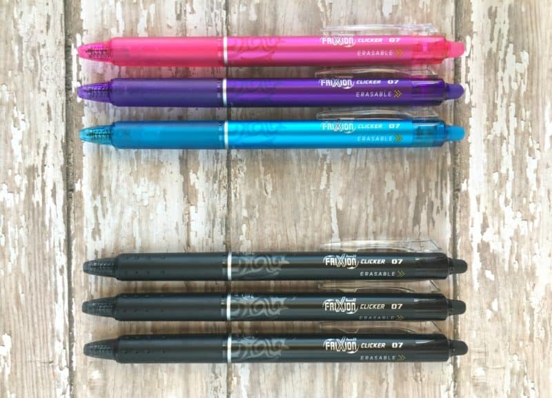 I tried Pilot FriXion erasable gel pens in my bullet journal, and here's what happened.