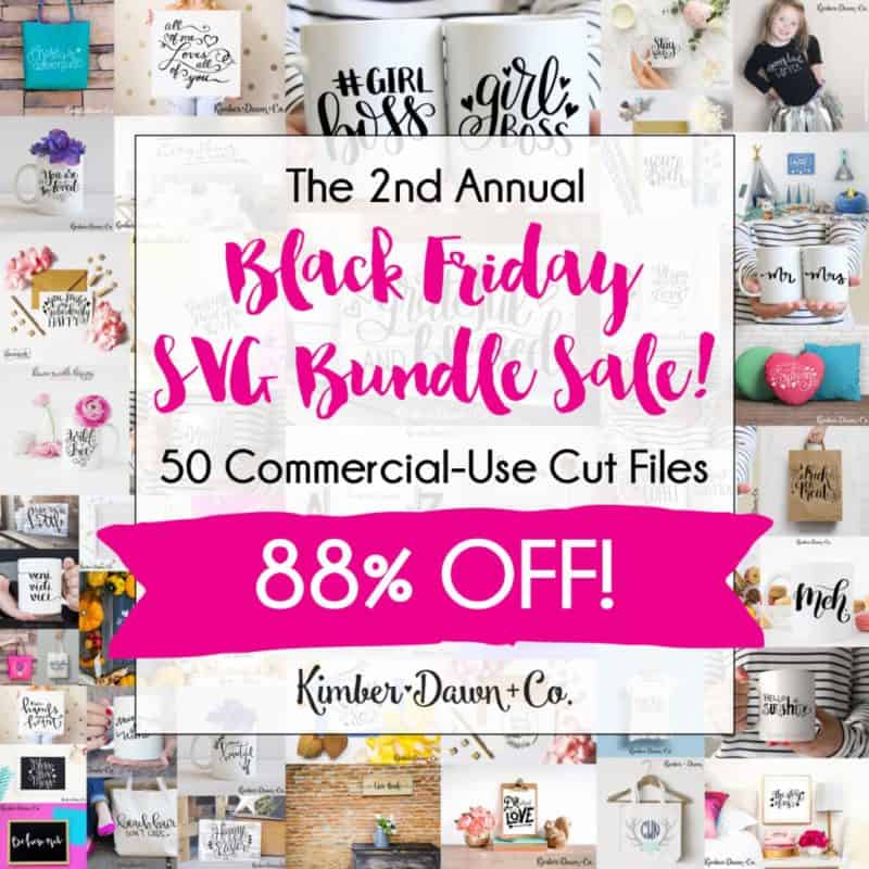 Kimber Dawn Co. Black Friday Bundle, Silhouette Cut Files