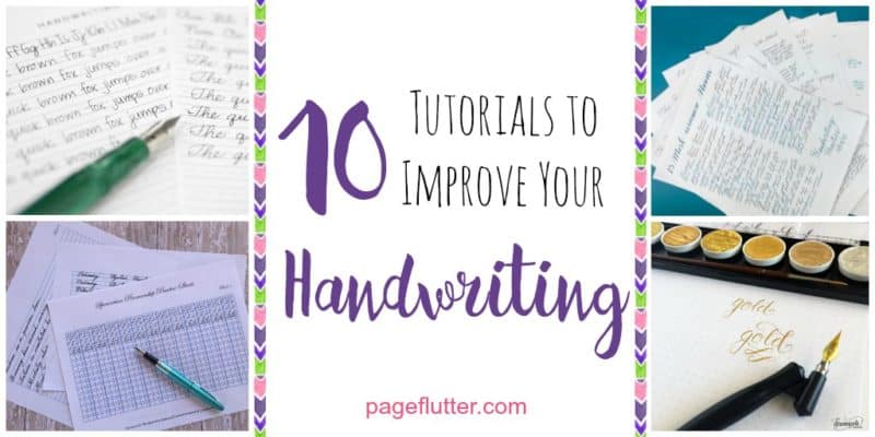 Improve your handwriting for journaling & snail mail with these fun tutorials!