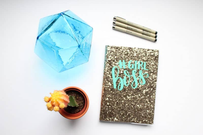 How to Customize Your Journal Cover With Vinyl (& Rock Your #GirlBoss) | pageflutter.com