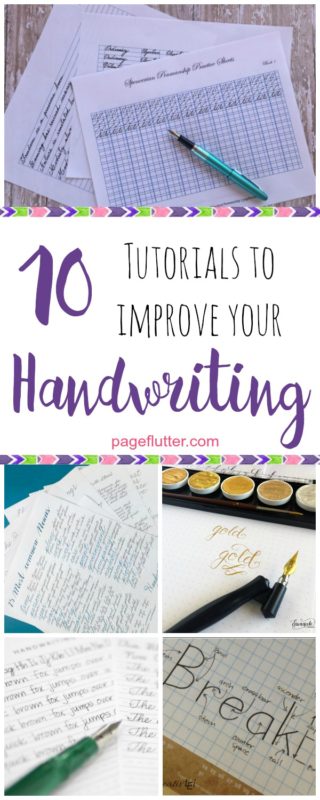 10 Handwriting Tutorials for Your Bullet Journal | Page Flutter