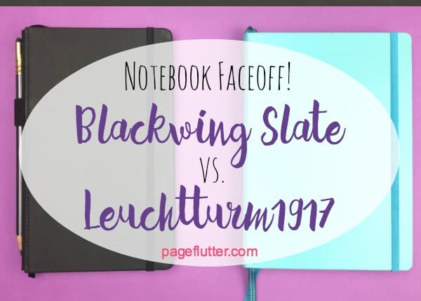 Which dotted notebook is your next bullet journal? Blackwing Slate vs. Leuchtturm1917| pageflutter.com