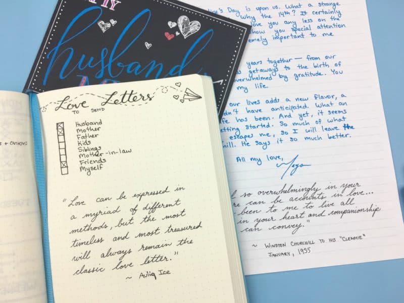 Love letters aren't just for Valentine's Day! Send good vibes all year with handwritten letters.| pageflutter.com