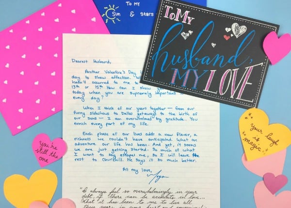 Love letters aren't just for Valentine's Day! Send good vibes all year with handwritten letters.| pageflutter.com