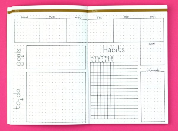 10 Weekly Bullet Journal Layouts to Kickstart Your Productivity | Page ...