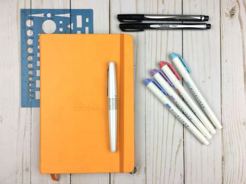 Notebook review: Rhodia Webnotebook has incredible paper for bullet journaling.