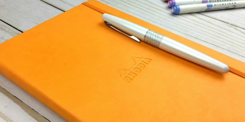 Notebook review: Rhodia Webnotebook has incredible paper for bullet journaling.