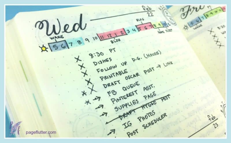 Task migration the right way. Better productivity in a bullet journal.