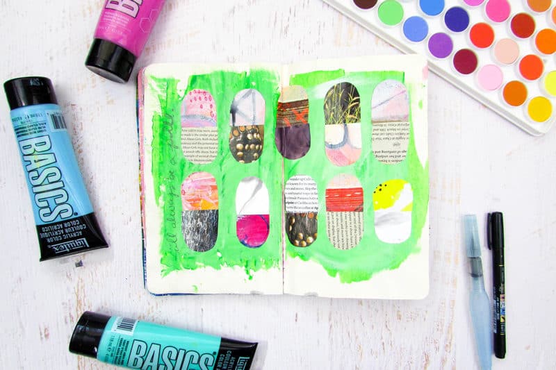Art Journaling Beginners Guide - Fox + Hazel for Page Flutter