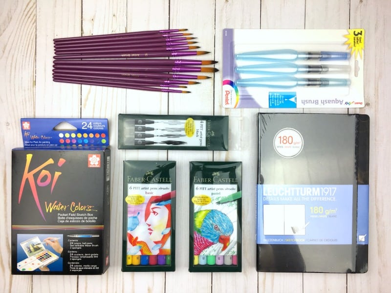 Journaling in Color. I'm giving away an HUGE art journaling starter kit. Don't miss this giveaway!