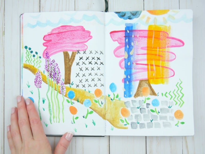 Stretch Your Creativity With Art Journaling