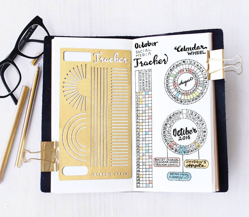 (Jayden's Apple) Planner printables and stickers are great shortcuts for Bullet Journaling