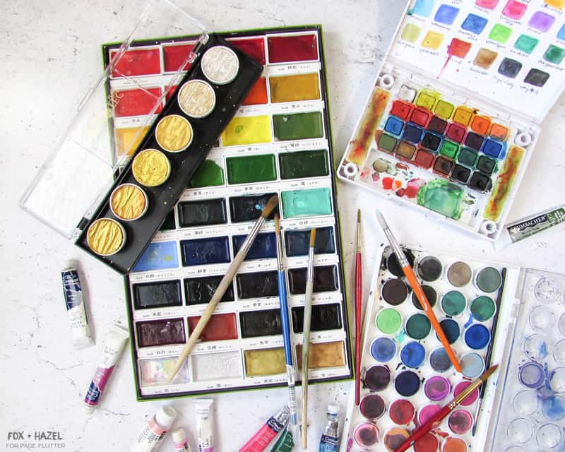 Watercolor Supplies for Artists