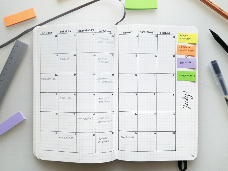 Need studying tips? Tackle finals in a bullet journal, organize big projects, and track deadlines. 