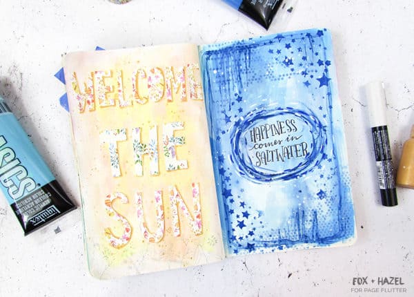 Summer Art Journaling Prompts - Fox + Hazel for Page Flutter