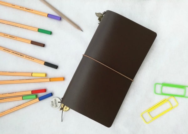 A Traveler's Notebook is a flexible and timeless way to track events and memories.