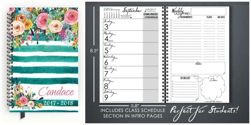 Is Bullet Journaling not for you? Get organized for Back to School with these stylish academic planners!