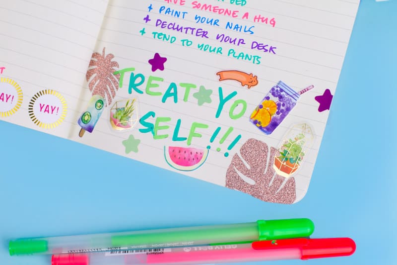 Cratejoy shares 3 Bullet Journal self-care spreads for gratitude, mood tracking, and more!