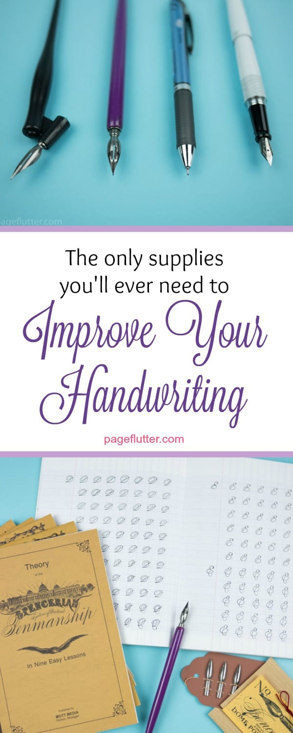 So you want a prettier planner or Bullet Journal? Improve your handwriting! Cursive and lettering are gorgeous.