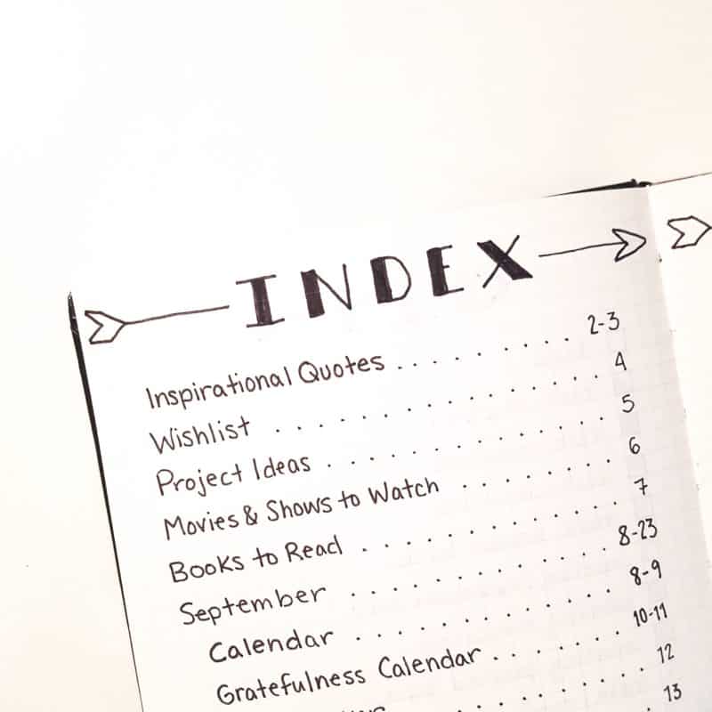 Bullet Journal Index: Tips, Tricks, Inspirations