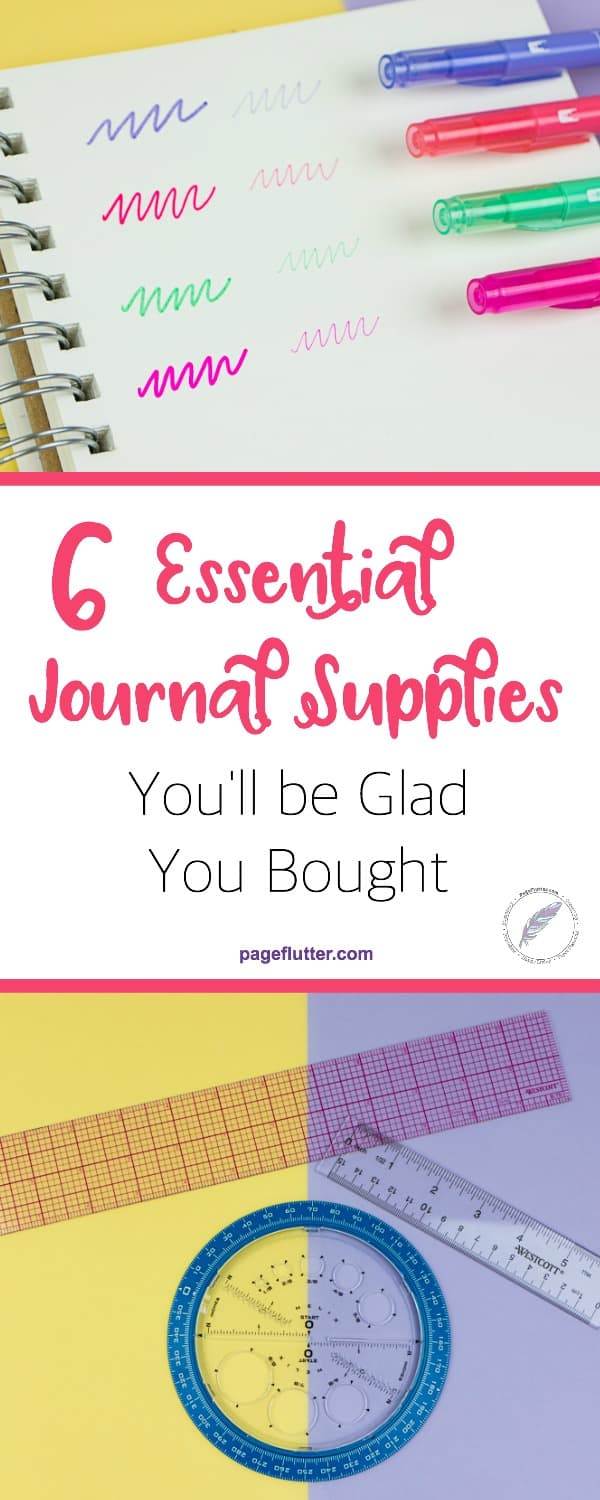 After 2 years, these are my 6 essential journal supplies I would buy again! The best pens, journals, and planning supplies! #bulletjournal #journaling