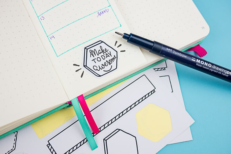 How to Make Printable Stickers for Your Bullet Journal ⋆ The