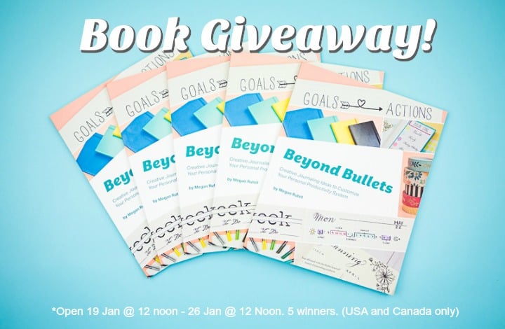 Beyond Bullets Book Giveaway! Creative journaling and planning is artistic and productive