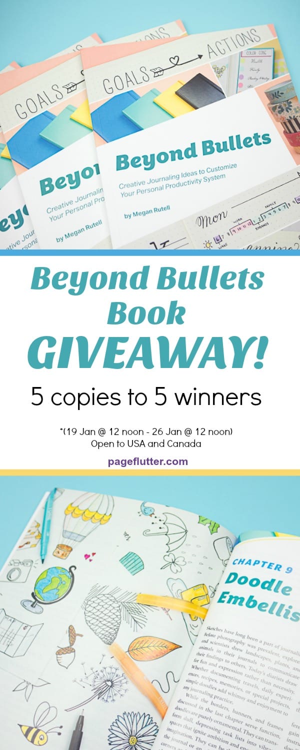 Beyond Bullets Book Giveaway! Creative journaling and planning is artistic and productive