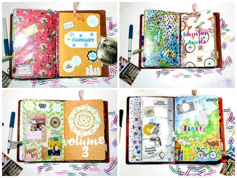 Wide Travelers Notebook Insert Accessory Lot TN Planner Journal Folder  Dashboard