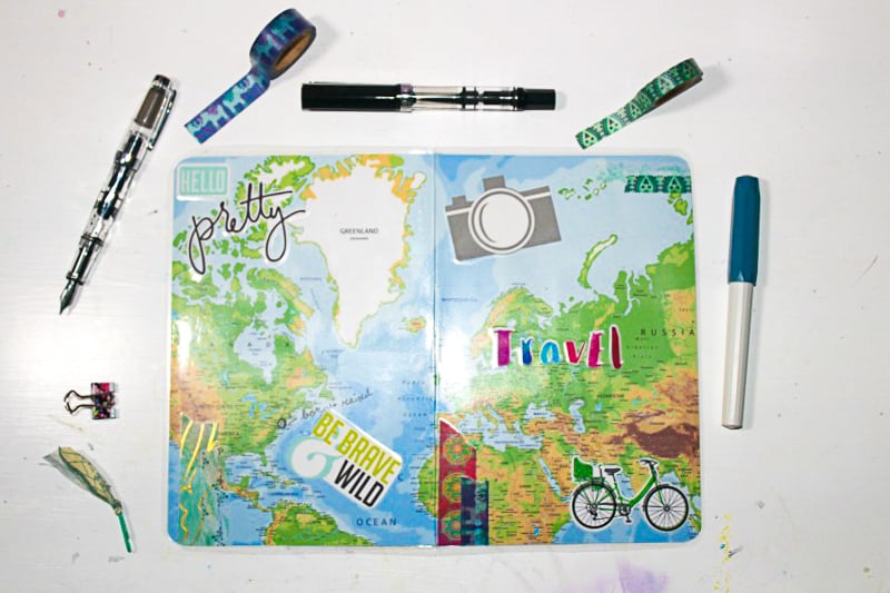 Traveler's Notebook Dashboards for your Bullet Journal, Travel journal, planner, or art journal!