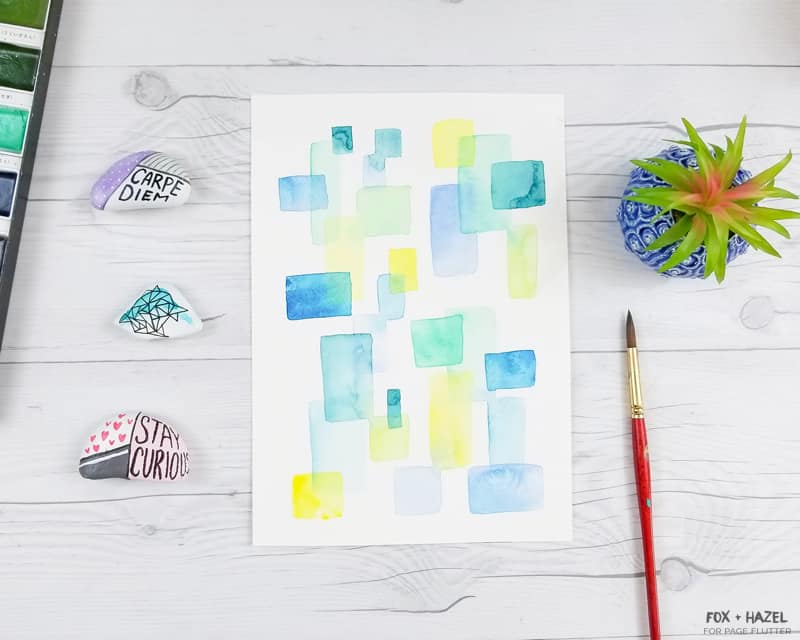 easy abstract painting for beginners