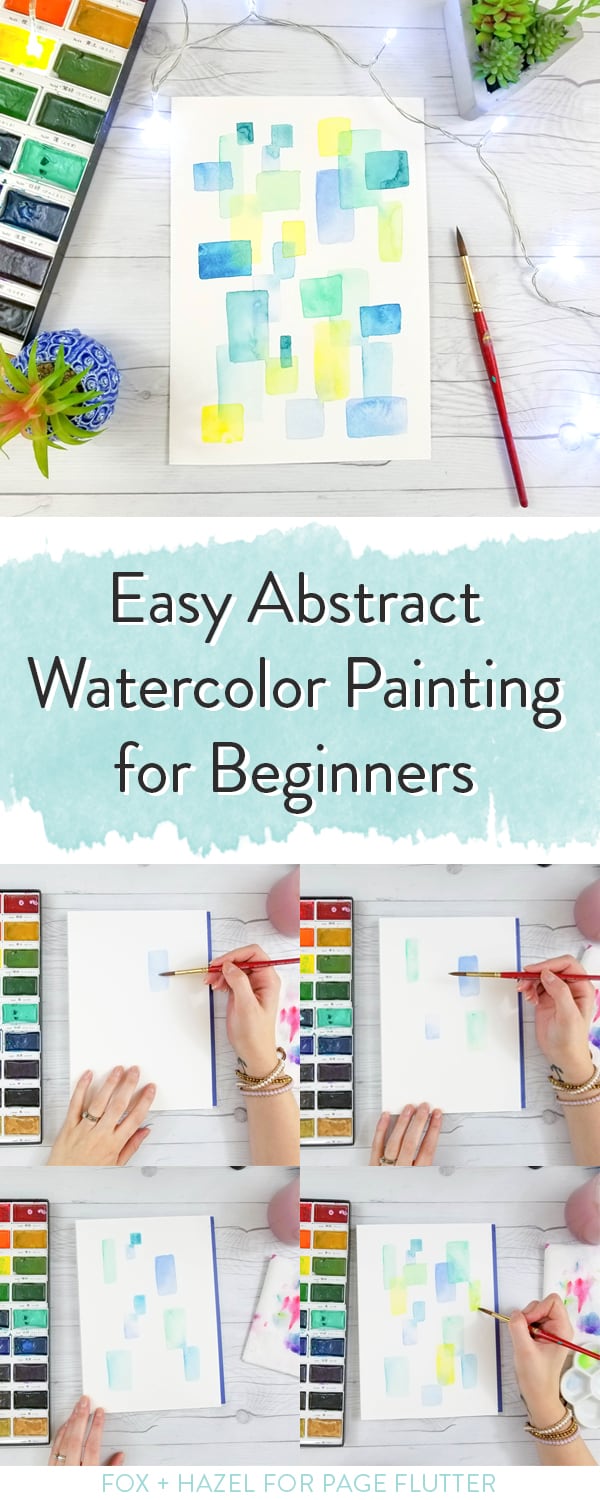 Easy Abstract Watercolor Painting For Beginners Page Flutter