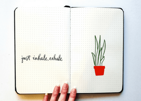 How To Add Easy Doodles To Your Lettering + Quote Pages