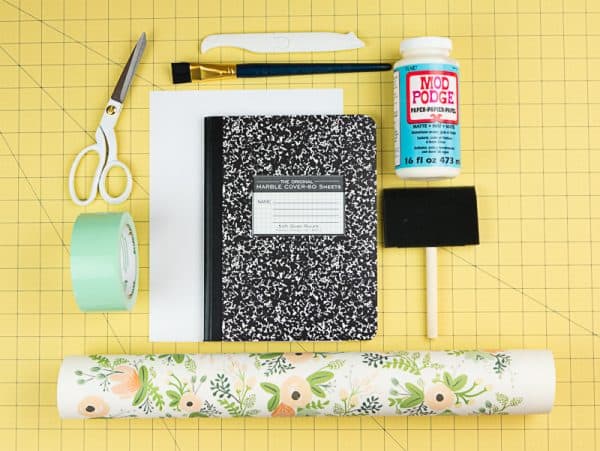 How To Turn A Composition Notebook Into A Stylish Diy Journal Page