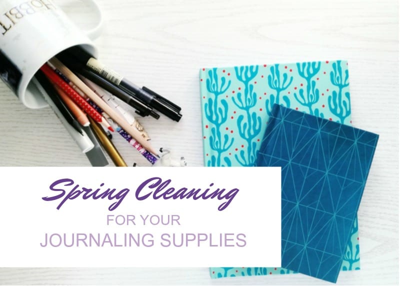 Notebooks, markers, stickers...Spring Cleaning Your Journaling Supplies to become a productivity powerhouse!