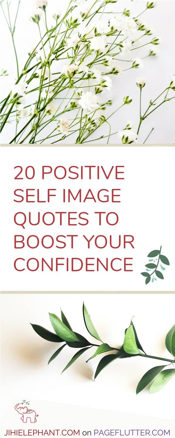 Use positive self image quotes & happy quotes in your bullet journal or planner to boost your confidence and self-esteem. #bulletjournal #quotes