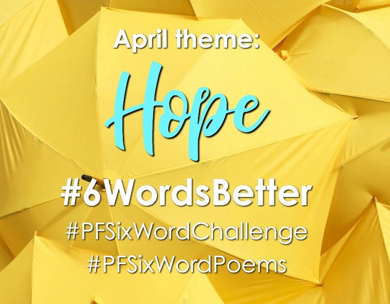 Year to a Better You April Prompts! Get your 6-Word Story challenge pages ready in your journal | pageflutter.com