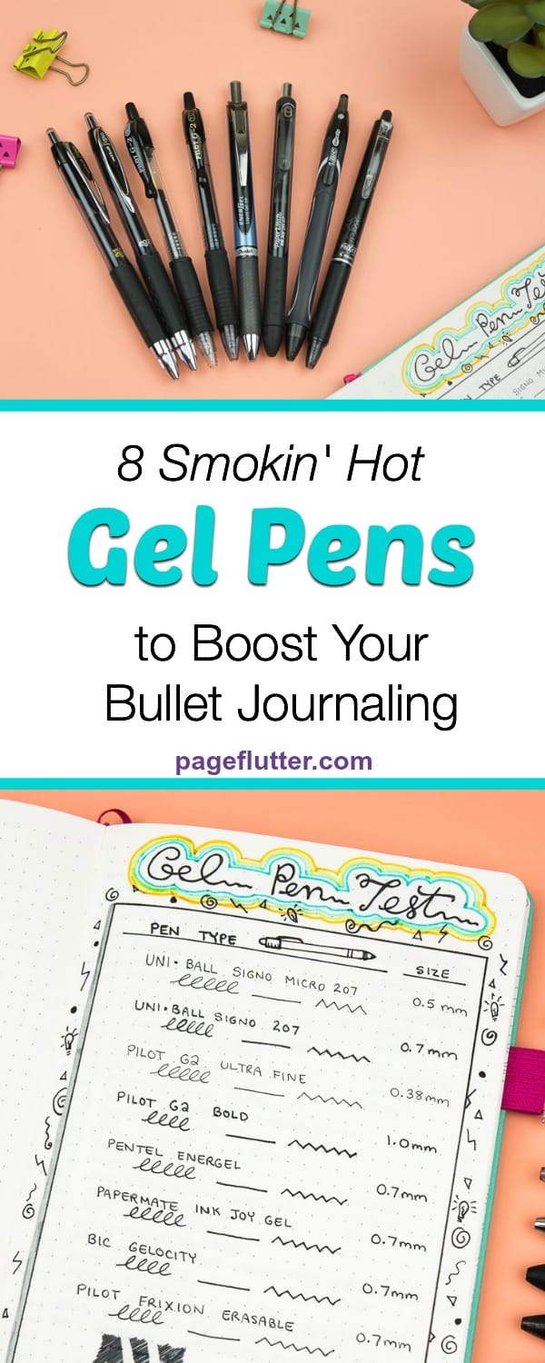 6 Best Pens for Bullet Journaling That Do NOT Bleed! - The Curious Planner