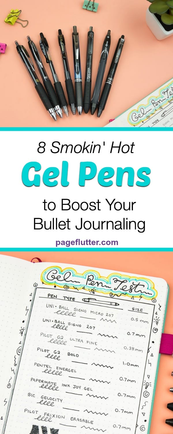 Best Gel Pens 2021 (For Journaling) - Best Personal Planner