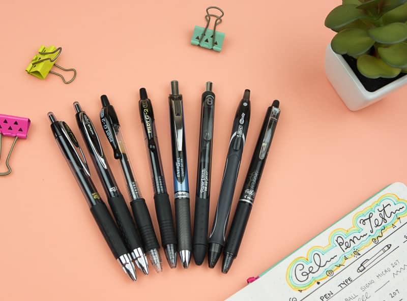 60Pack Pens Bulk SIKAO Gripped Slimster Retractable Ballpoint Pen Medium Point Black ink Smooth Writing Pens for Journaling No Bleed