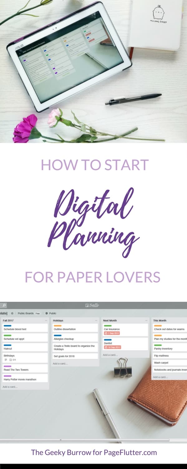 Digital planning is a great supplement to paper planner or Bullet Journal. Boost your productivity with these tips!