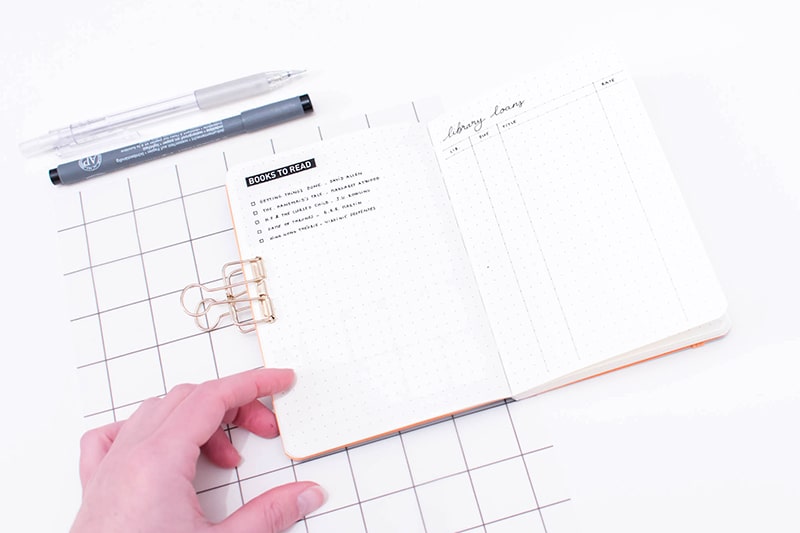 Stylish and Compact A6 Bullet Journal for Organized Planning